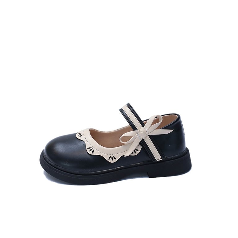 M012 Giày Búp Bê Mary Jane Vintage Viền Răng Cưa Cho Bé Gái (Size 25-31)