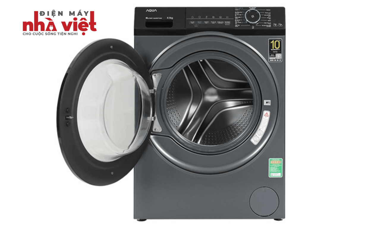 Máy giặt Aqua Inverter 8.5 kg AQD-A852J BK