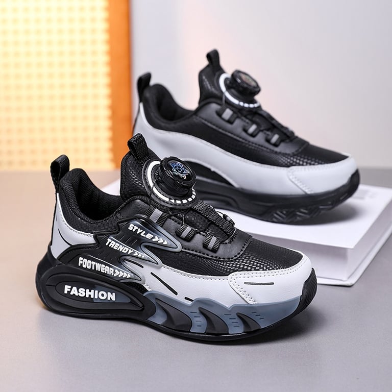 M161 Giày Thể Thao Sneaker Khóa Xoay Thông Minh Trẻ Em (Size 27-39)