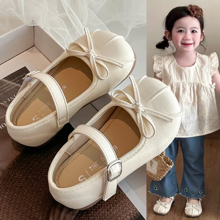 M206 Giày Búp Bê Bé Gái Ánh Kim Đính Nơ Cao Cấp – Giày Trẻ Em Phong Cách Hàn Quốc Đi Học, Đi Chơi, Dự Tiệc