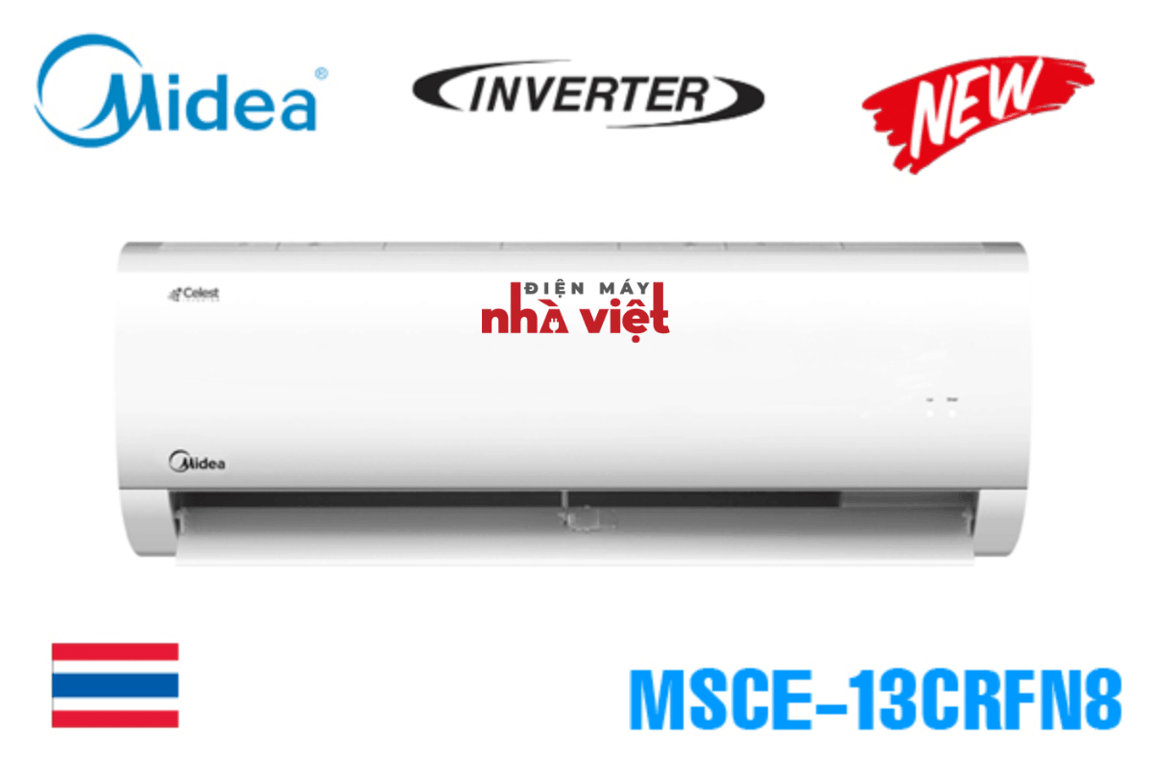 Điều hòa 1 chiều Midea Inverter 12.000BTU MSCE-13CRFN8