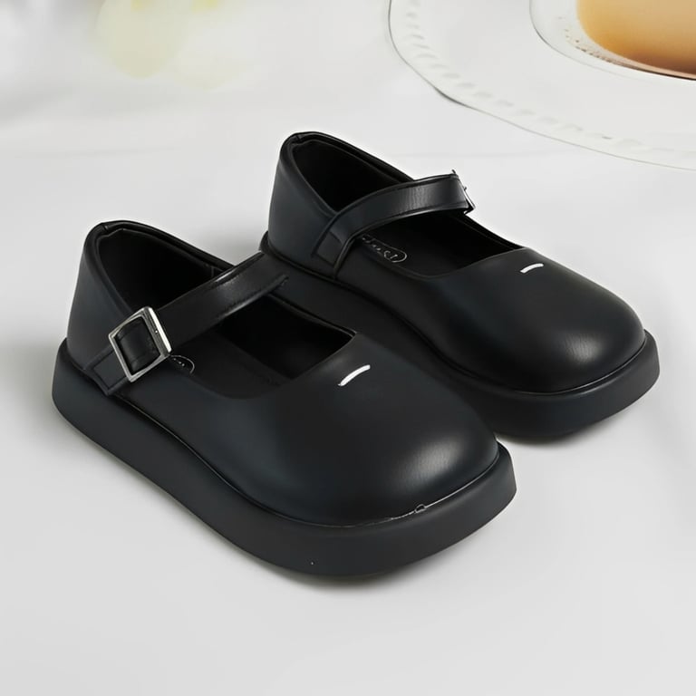 M029 Giày Búp Bê Bé Gái Mary Jane Mũi Tròn Đế Bánh Mỳ – Giày Bệt Da Mềm Quai Cài Khóa Tiện Lợi Đi Học, Đi Tiệc Phong Cách Vintage (Size 23 - 31)