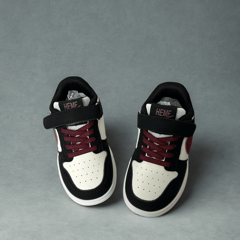M141 Giày Sneaker Thể Thao Trẻ Em Dáng Dunk Low Phối Màu Xanh Ghi / Đỏ Đô Cá Tính Phong Cách Hàn Quốc