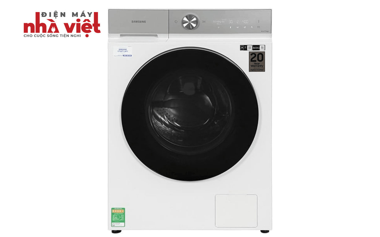 Máy giặt sấy Samsung Bespoke AI Inverter giặt 12 kg - sấy 8 kg WD12BB944DGHSV