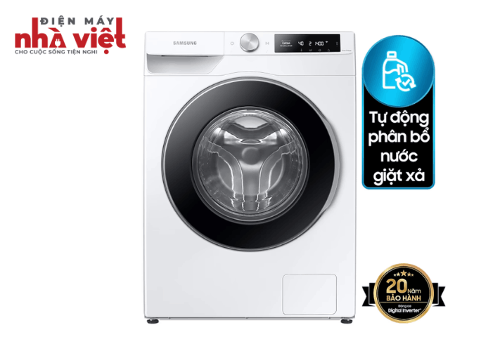 Máy Giặt Samsung Inverter 9 kg WW90T634DLE/SV