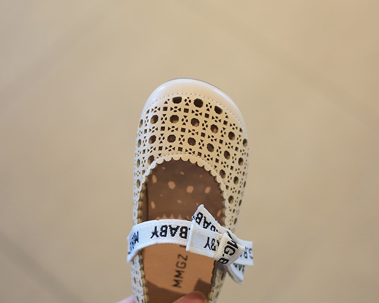 M181 Giày Búp Bê Đục Lỗ Đính Nơ Dễ Thương Cho Bé Gái (Size 23-30)
