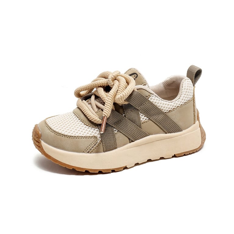 M050 Giày Thể Thao Trẻ Em Phối Lưới Dây Thừng Xoắn – Sneaker Bé Trai & Bé Gái Phong Cách Hàn Quốc Đai Đan Năng Động Đi Học, Đi Chơi (Size 27 - 37)