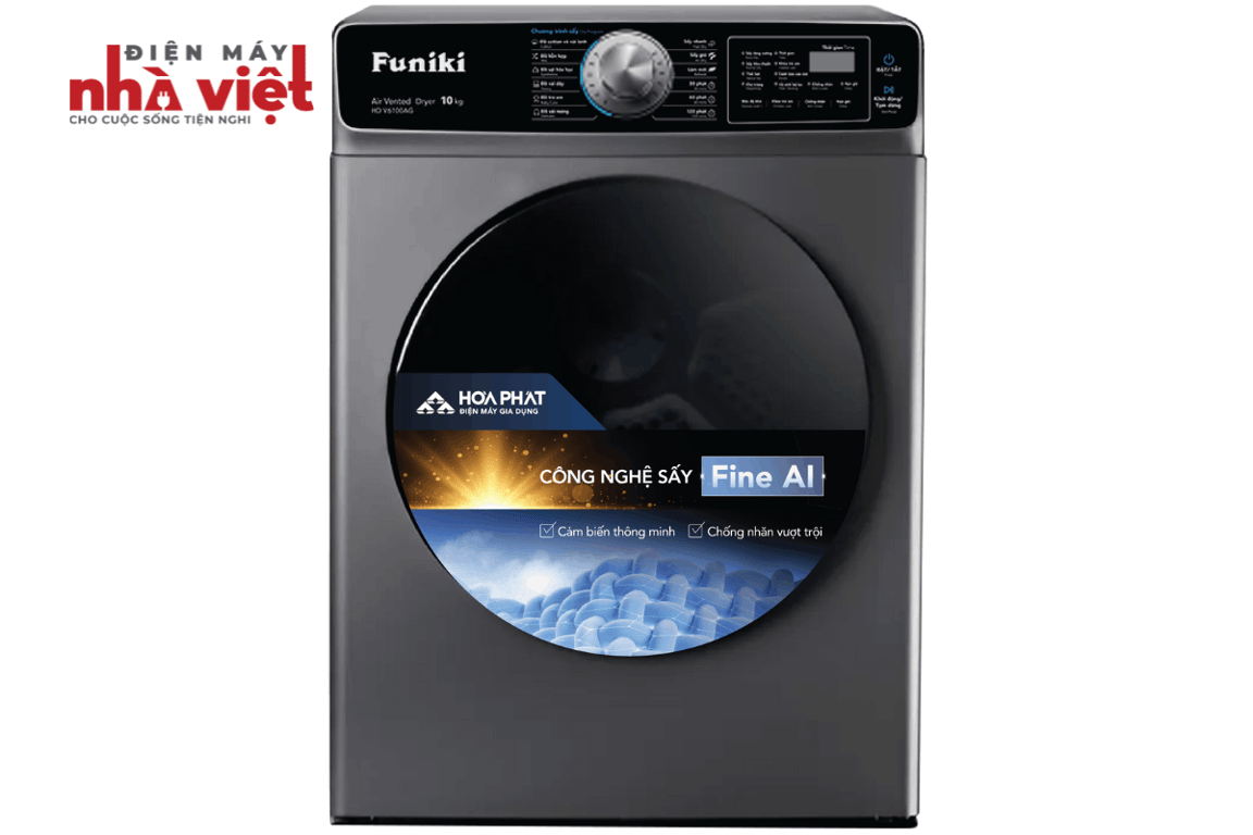 Máy sấy thông hơi Funiki HD V6100AG 10kg