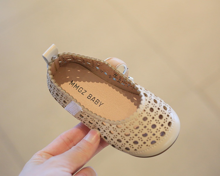 M181 Giày Búp Bê Đục Lỗ Đính Nơ Dễ Thương Cho Bé Gái (Size 23-30)