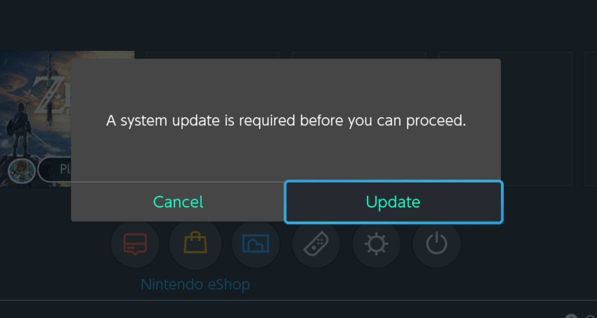 Cách xoá Thông Báo Update Firmware Trên Switch Hack
