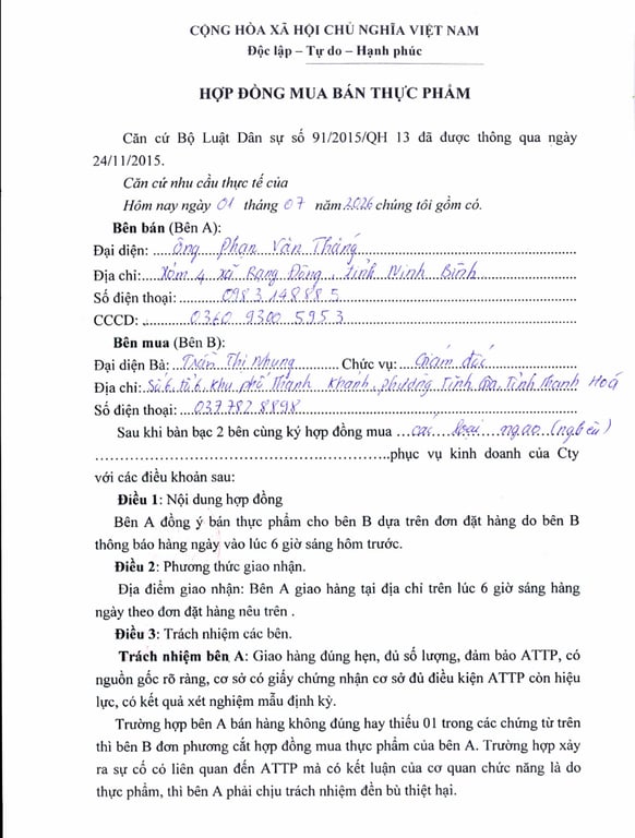Hồ sơ pháp lý CÔNG TY TNHH THẮNG THỦY
