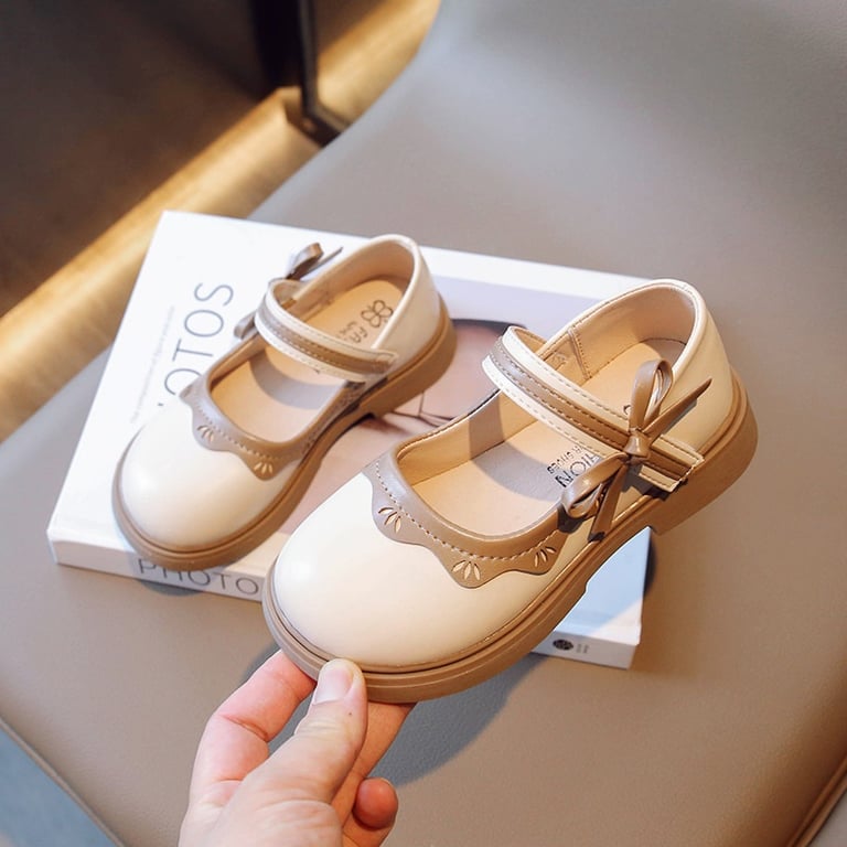 M012 Giày Búp Bê Mary Jane Vintage Viền Răng Cưa Cho Bé Gái (Size 25-31)