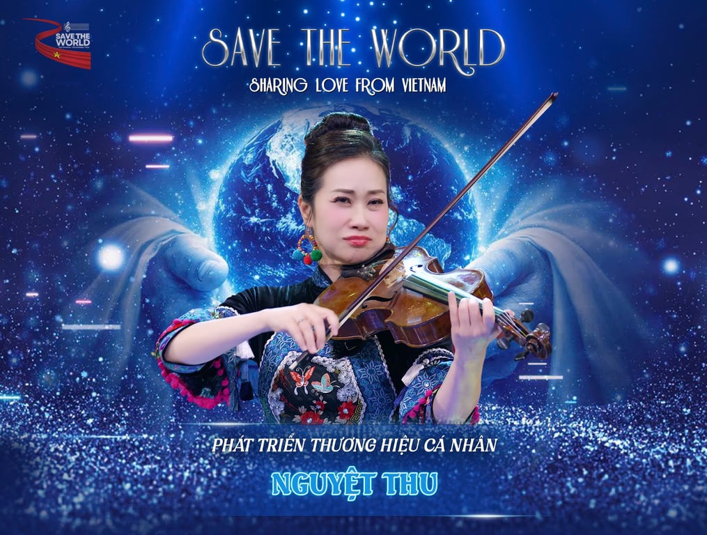 Nghệ sĩ Viola quốc tế Nguyệt Thu - Người sáng lập dự án "Save The World"