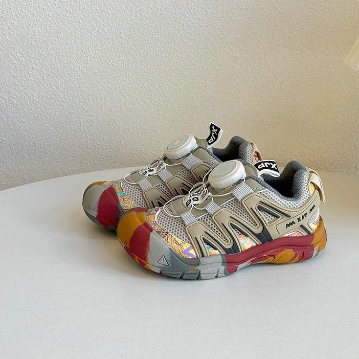 M152 Giày Sneaker Trẻ Em Khóa Núm Xoay Tự Động XJP SUPPORT 6G – Giày Thể Thao Học Sinh Êm Chân, Chống Trượt (Size 26-37)