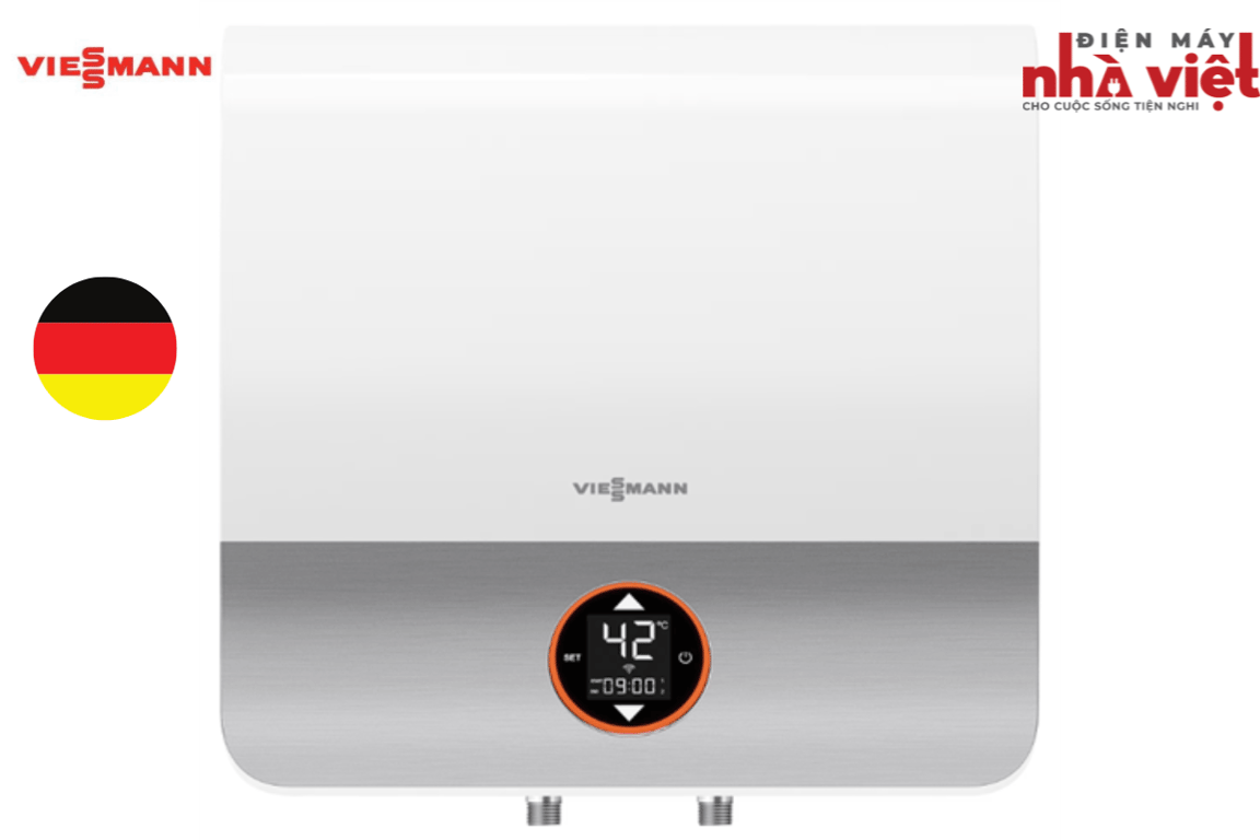 Máy Nước Nóng Viessmann Vitowell Comfort D2 R30 2,5KW-VN Deluxe Gián Tiếp 30 Lít Kiểu Vuông