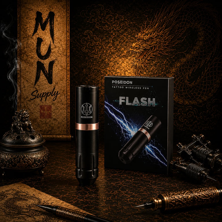 Máy Xăm Không Dây Poseidon Flash