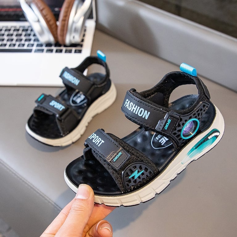 M170 Dép Sandal Quai Hậu Trẻ Em 2 Quai Dán SPORT FASHION Phong Cách Thể Thao Năng Động Cho Bé Đi Học (Size 26-37)