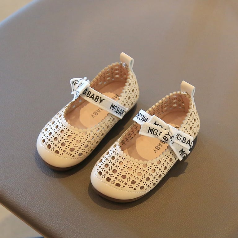 M181 Giày Búp Bê Đục Lỗ Đính Nơ Dễ Thương Cho Bé Gái (Size 23-30)