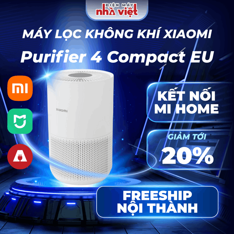 Máy lọc không khí Xiaomi Smart Air Purifier 4 compact EU (BHR5860EU) 27W