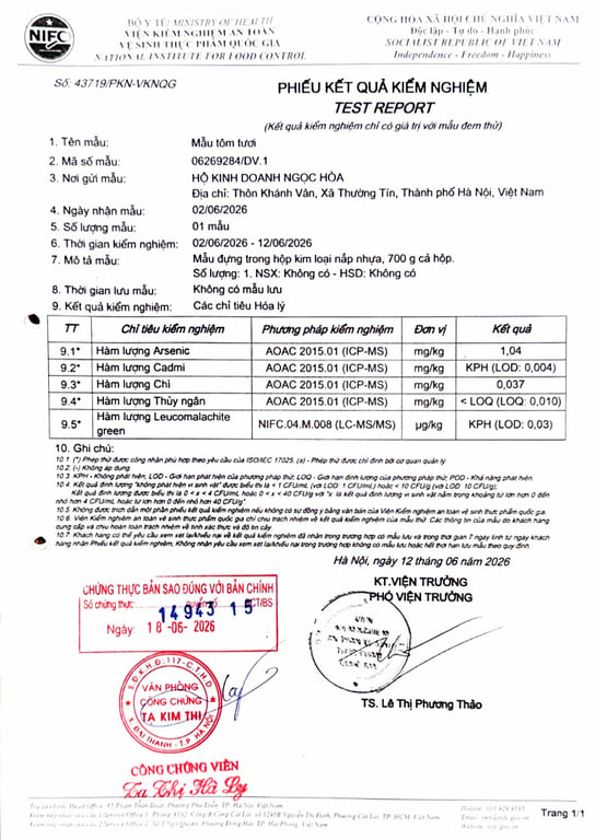 Hồ Sơ Pháp Lý HỘ KINH DOANH NGỌC HÒA
