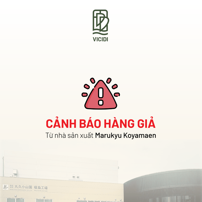 Cảnh cáo hàng giả từ nhà sản xuất Marukyu Koyamaen