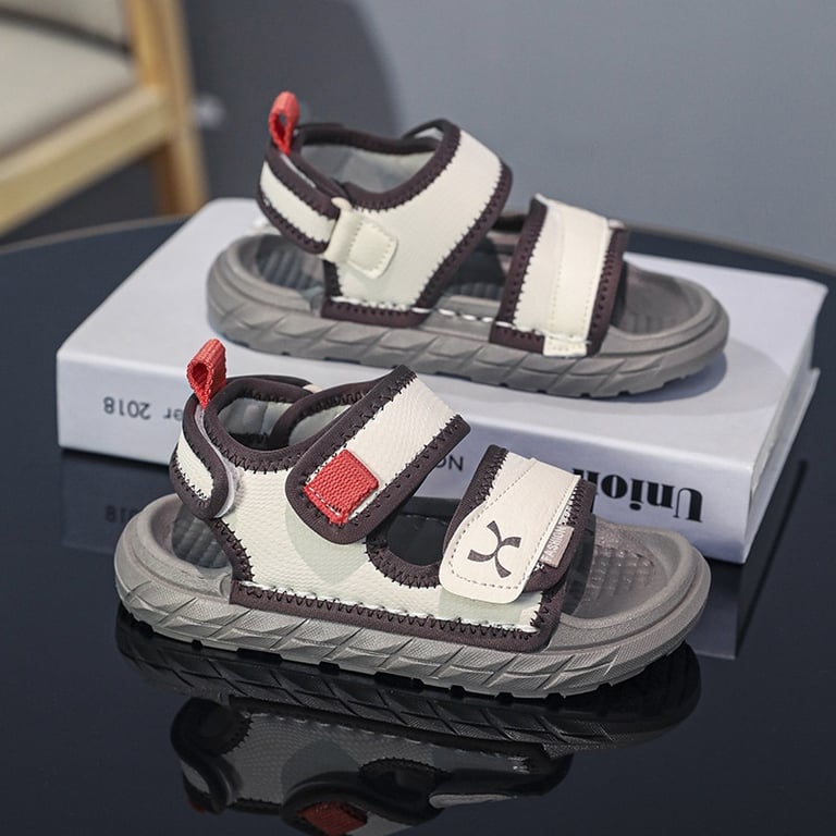 M121 Sandal Bé Trai Thể Thao Phong Cách Hàn Quốc – Dép Sandal Trẻ Em Quai Dán Đế Êm Chống Trơn Trượt Đi Học, Đi Chơi