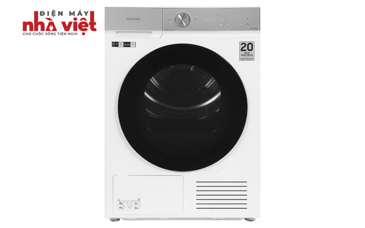 Máy sấy bơm nhiệt Samsung Bespoke AI 9 kg DV90BB9440GH/SV
