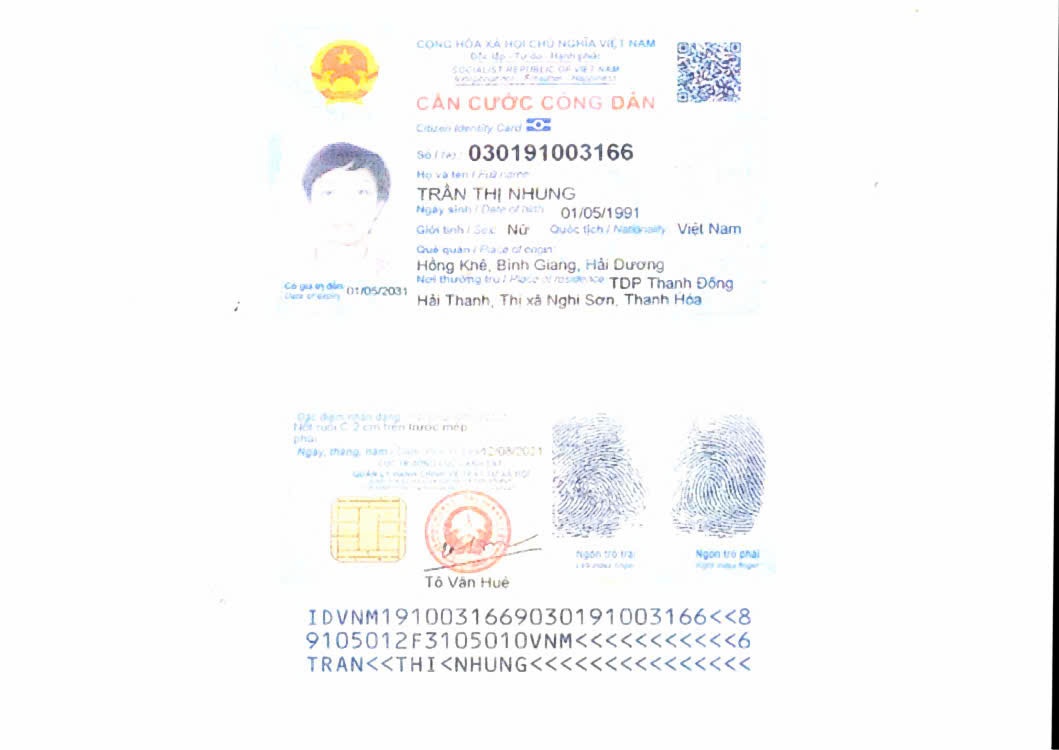 Hồ sơ pháp lý CÔNG TY TNHH THẮNG THỦY