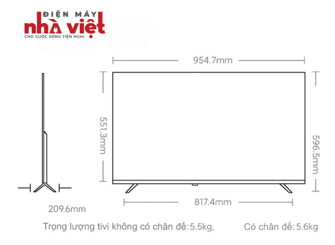 Tivi Xiaomi Redmi A43 43 inch FHD 2025