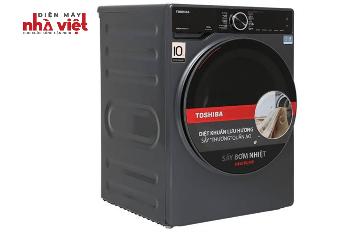 Máy sấy bơm nhiệt Toshiba Inverter 10 Kg TD-T25BS110HWV(MG) Thumbnail 2