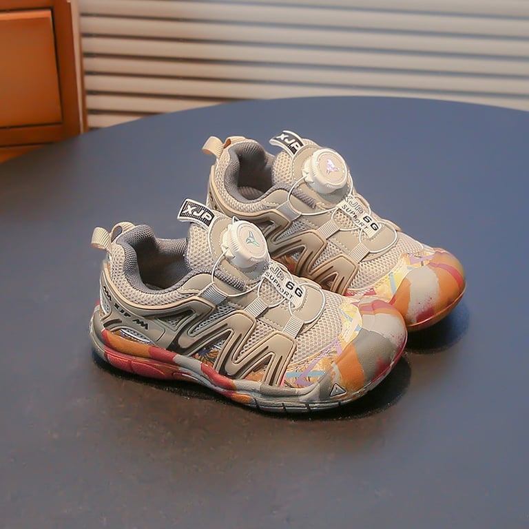 M152 Giày Sneaker Trẻ Em Khóa Núm Xoay Tự Động XJP SUPPORT 6G – Giày Thể Thao Học Sinh Êm Chân, Chống Trượt (Size 26-37)