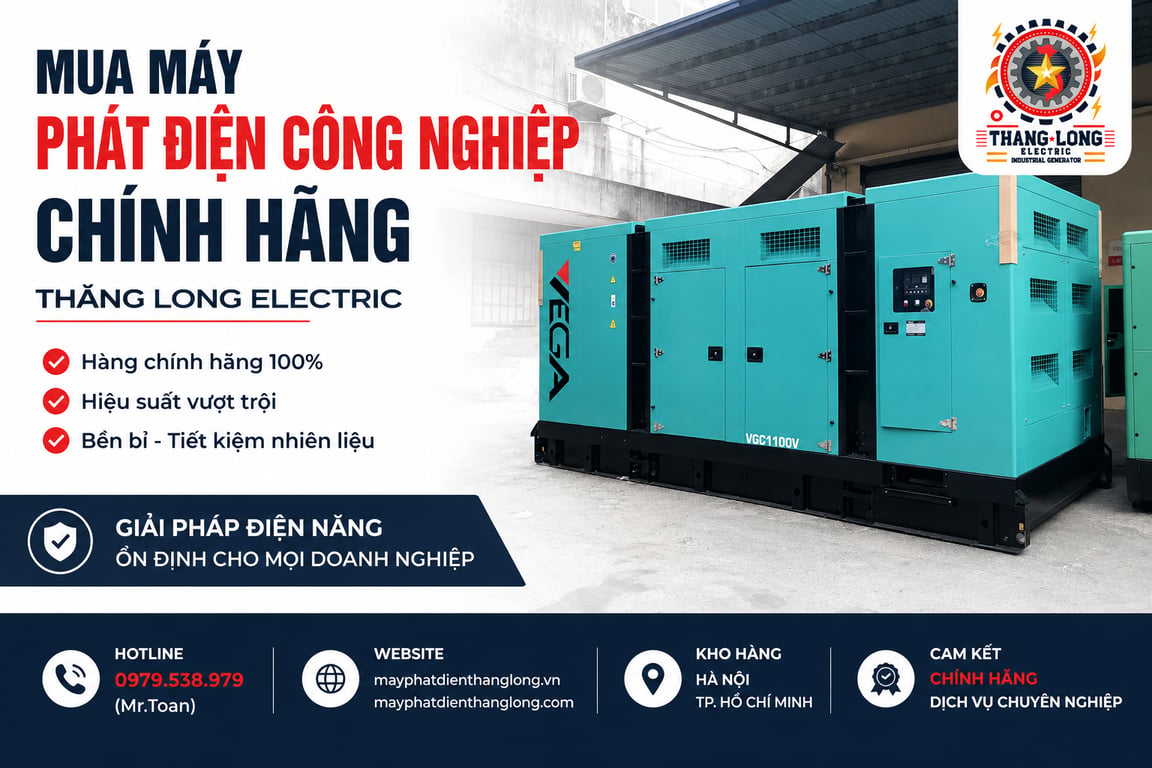 M&aacute;y ph&aacute;t điện c&ocirc;ng nghiệp