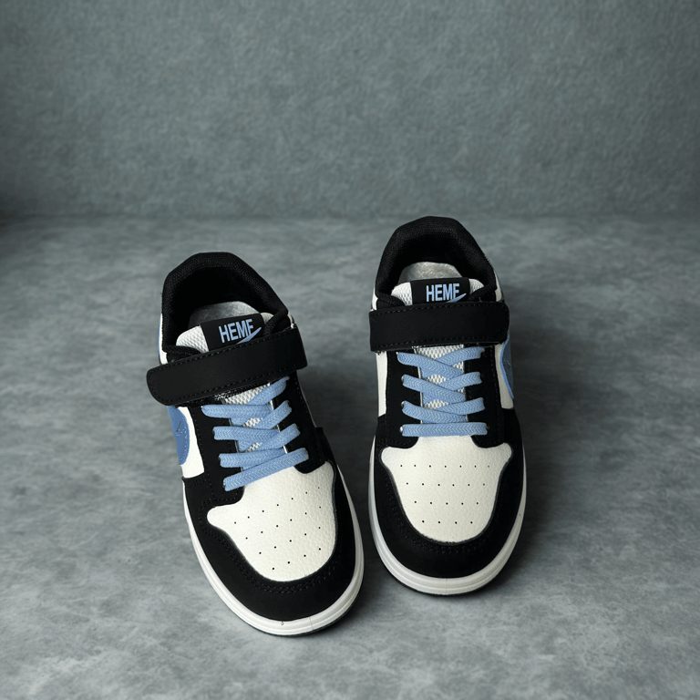 M141 Giày Sneaker Thể Thao Trẻ Em Dáng Dunk Low Phối Màu Xanh Ghi / Đỏ Đô Cá Tính Phong Cách Hàn Quốc