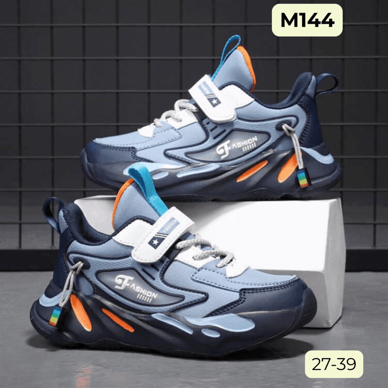 M146 Giày Thể Thao Trẻ Em Siêu Nhẹ SPORT FASHION – Giày Sneaker Bé Trai & Bé Gái Da Mềm Phối Lưới Cực Êm Chân Đi Học, Chạy Bộ (Size 27 - 39)