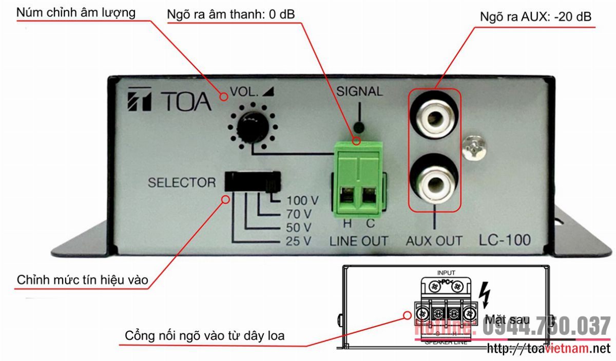 Hướng dẫn sử dụng, kết nối, lắp đặt LC-100-AS