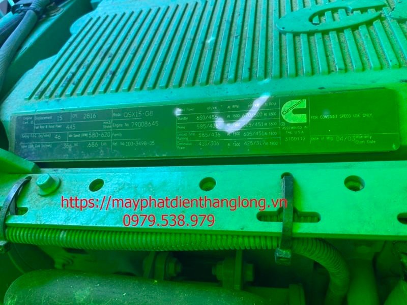 Cummins 550kVA – 2021 Thumbnail 4