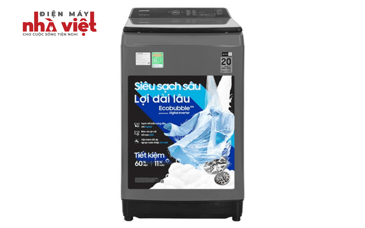 Máy giặt Samsung Ecobubble Inverter 10.5 kg WA10CG5745BDSV