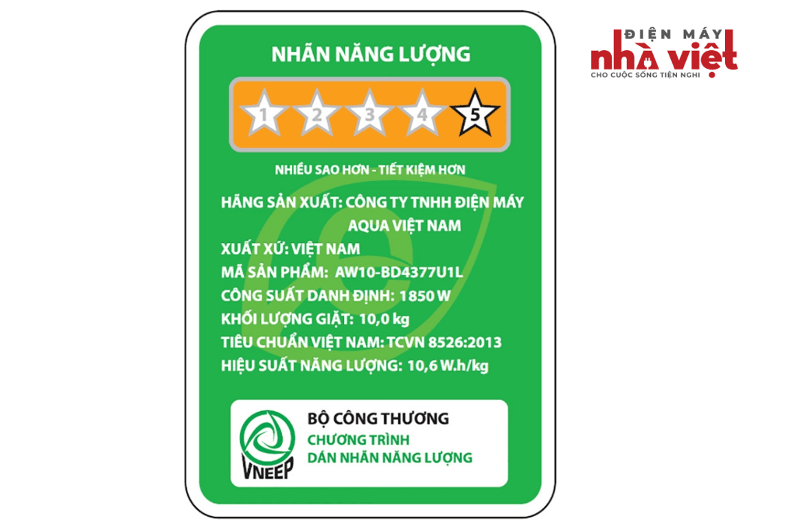 Máy giặt Aqua Inverter 10 kg AW10-B4377U1L(GN) Thumbnail 4