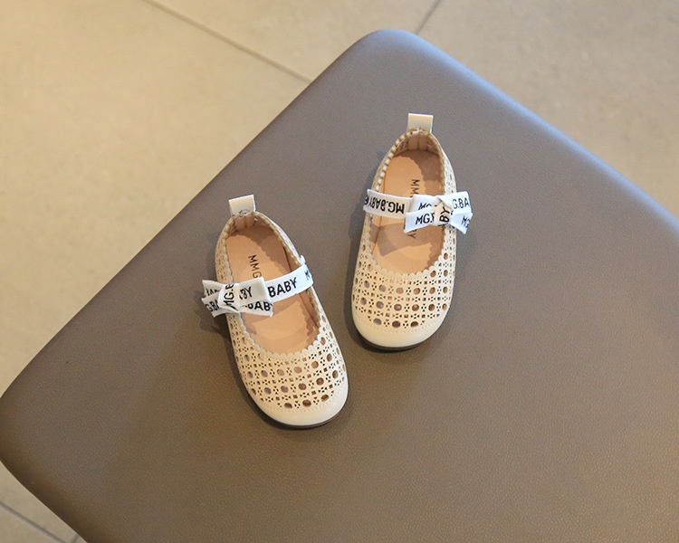 M181 Giày Búp Bê Đục Lỗ Đính Nơ Dễ Thương Cho Bé Gái (Size 23-30)