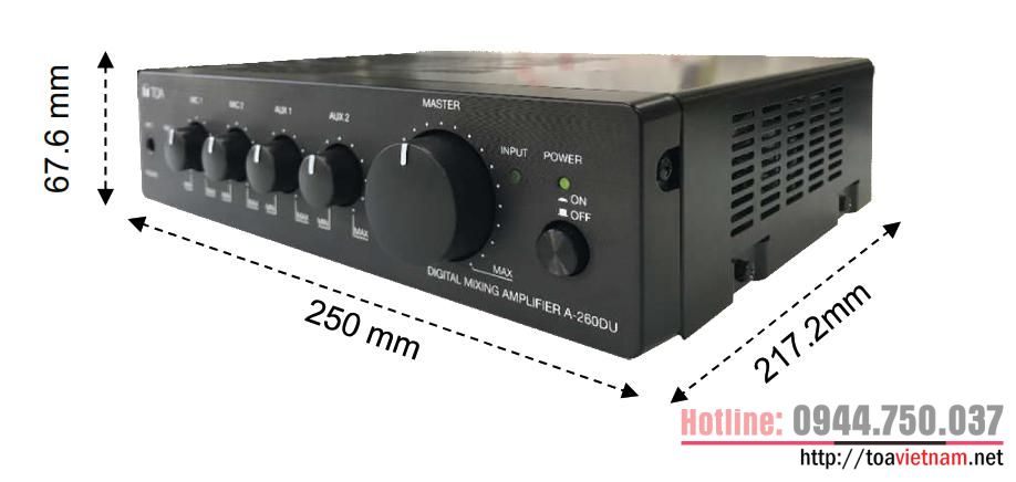 Hướng dẫn đấu nối, lắp đặt và sử dụng A-260DU-AS