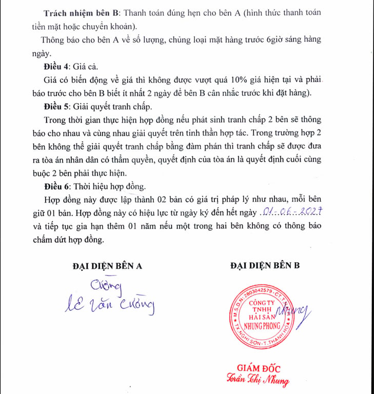 Hồ sơ pháp lý CÔNG TY TNHH THẮNG THỦY