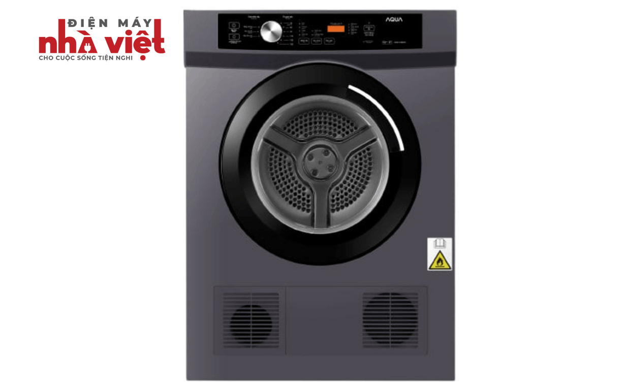 Máy sấy quần áo thông hơi Aqua AQH-V800H.SS - 8kg