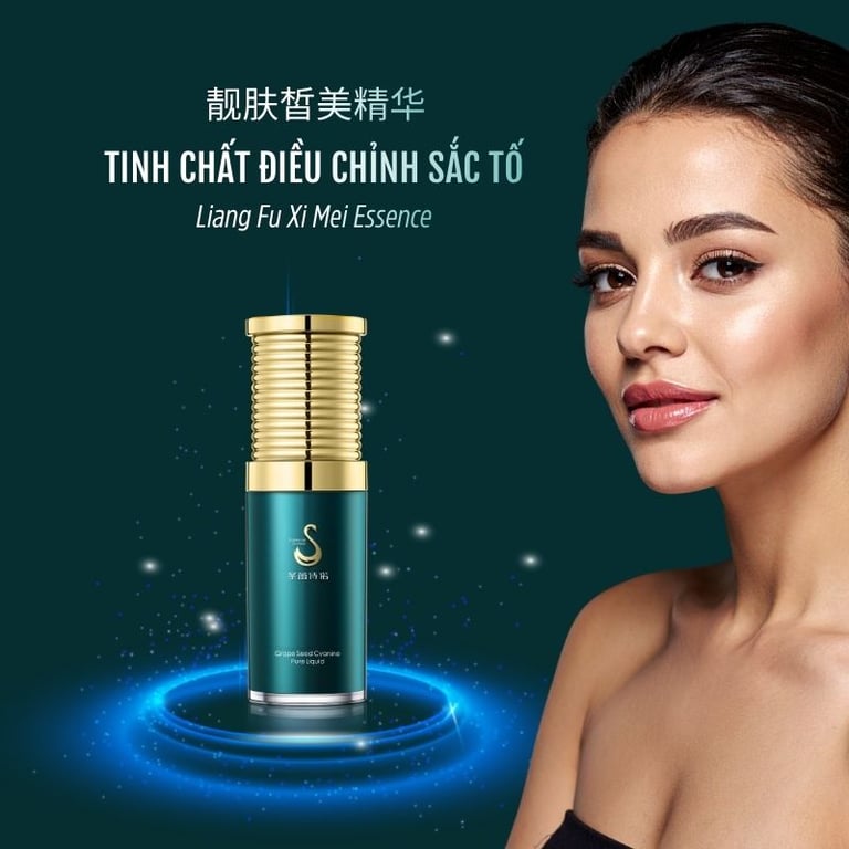 TINH CHẤT ĐIỀU CHỈNH SẮC TỐ -   Liang Fu Xi Mei Essence
