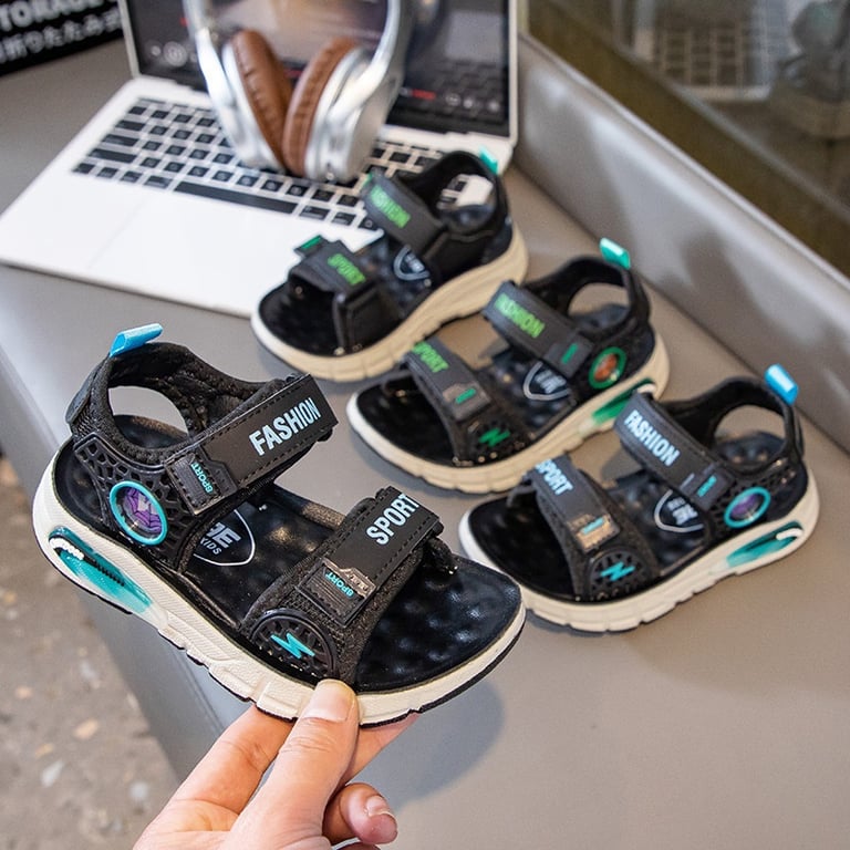 M170 Dép Sandal Quai Hậu Trẻ Em 2 Quai Dán SPORT FASHION Phong Cách Thể Thao Năng Động Cho Bé Đi Học (Size 26-37)