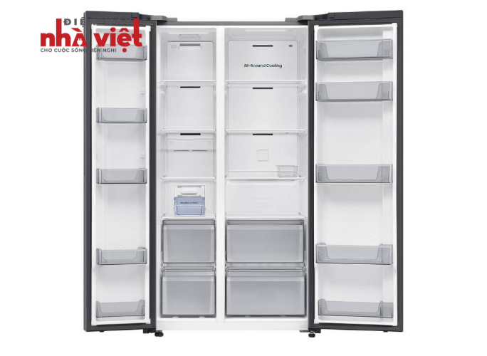 Tủ lạnh Samsung Side By Side Inverter 655 lít RS70F65Q3FSV Thumbnail 2