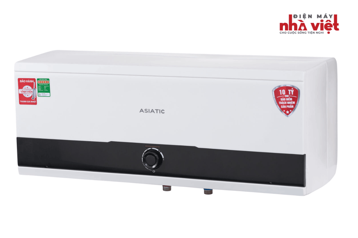 Bình nóng lạnh Asiatic ngang 20L - Mẫu Slim - AN20UT