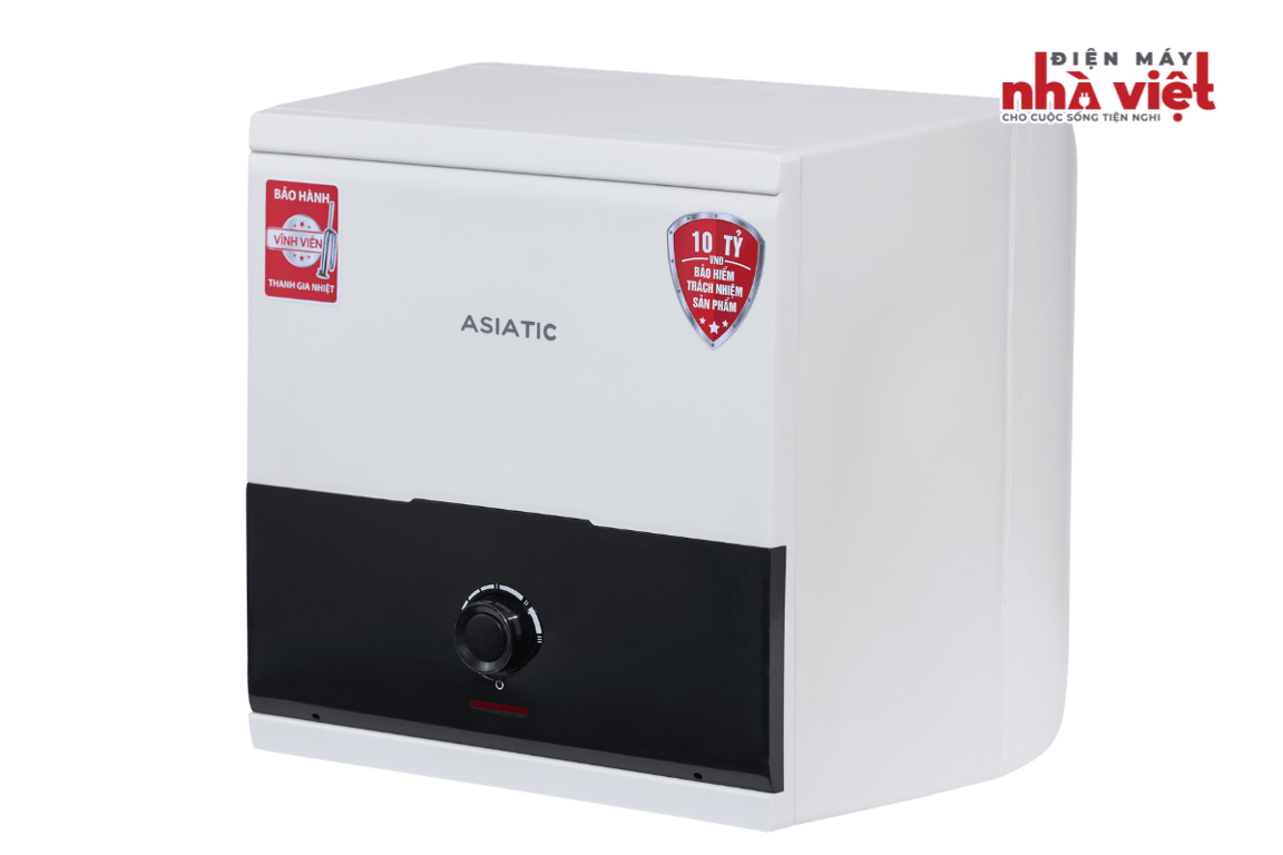 Bình nóng lạnh Asiatic vuông 15L - Mẫu Slim - AV15UT