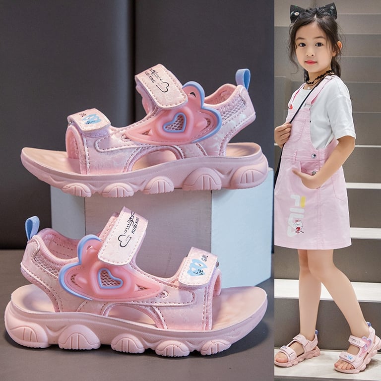 M168 Sandal Thể Thao Bé Gái Kuromi Hoạt Hình Hàn Quốc (Size 26-37)