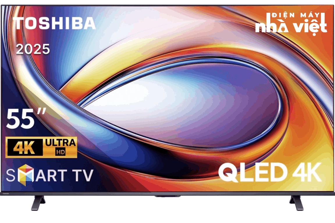 Smart Tivi QLED Toshiba AI 4K 55 Inch 55M450RP
