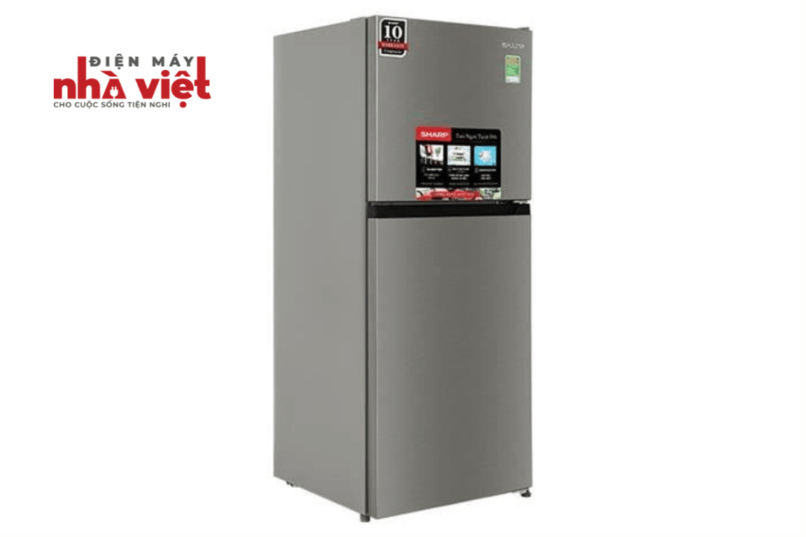 Tủ lạnh Sharp Inverter 181 lít SJ-X198V-SL (2 cánh)